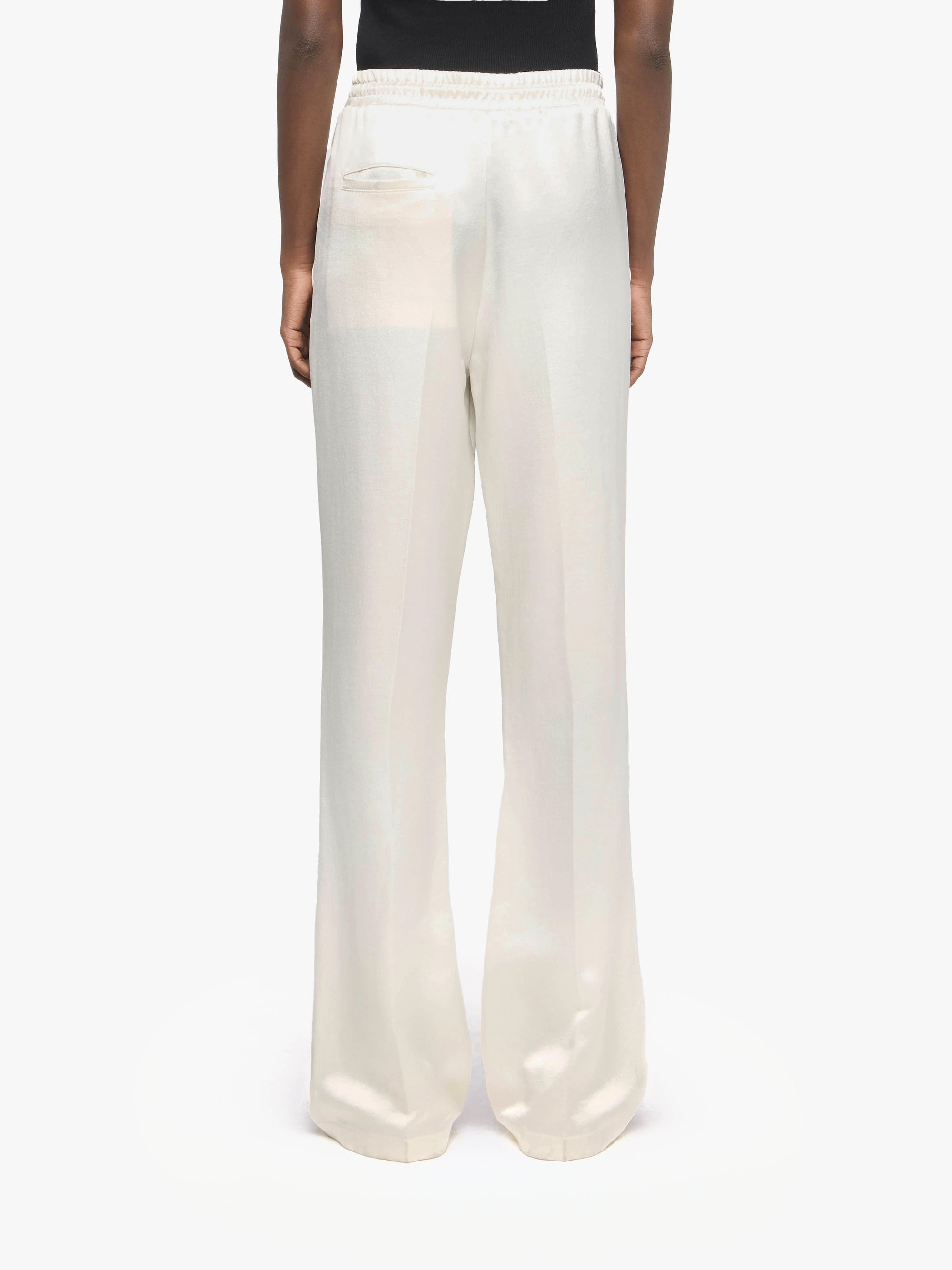 DRAWSTRING WAIST TROUSERS