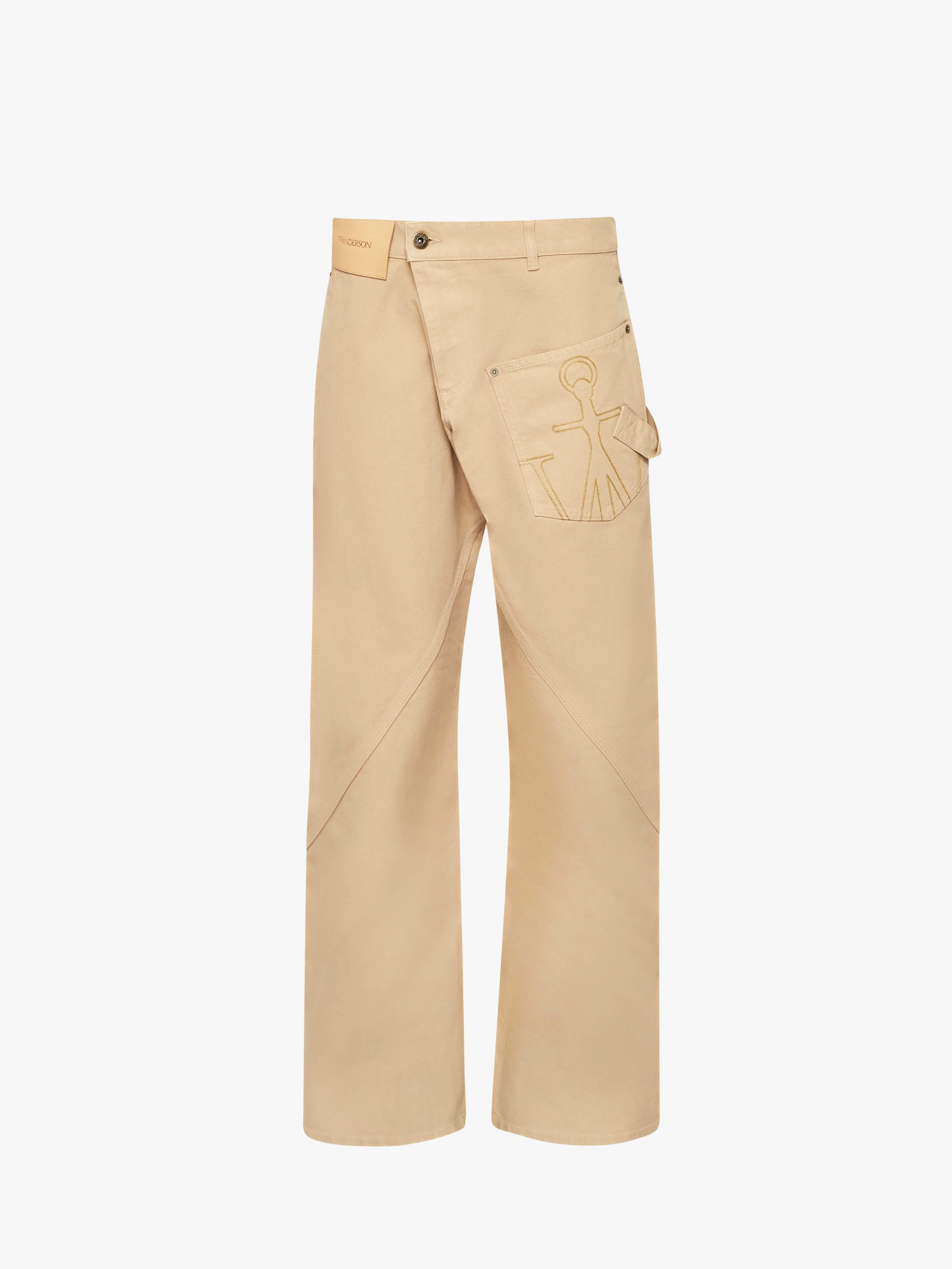 CL_TWISTED WORKWEAR TROUSERS - FLAX_TR0405PG1744