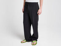 MENS TAILORED TUXEDO TROUSERS IN BLACK