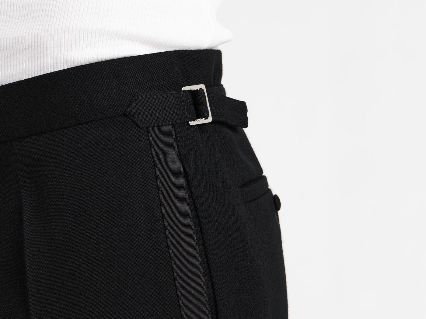 tuxedo trousers black Model Detail 8