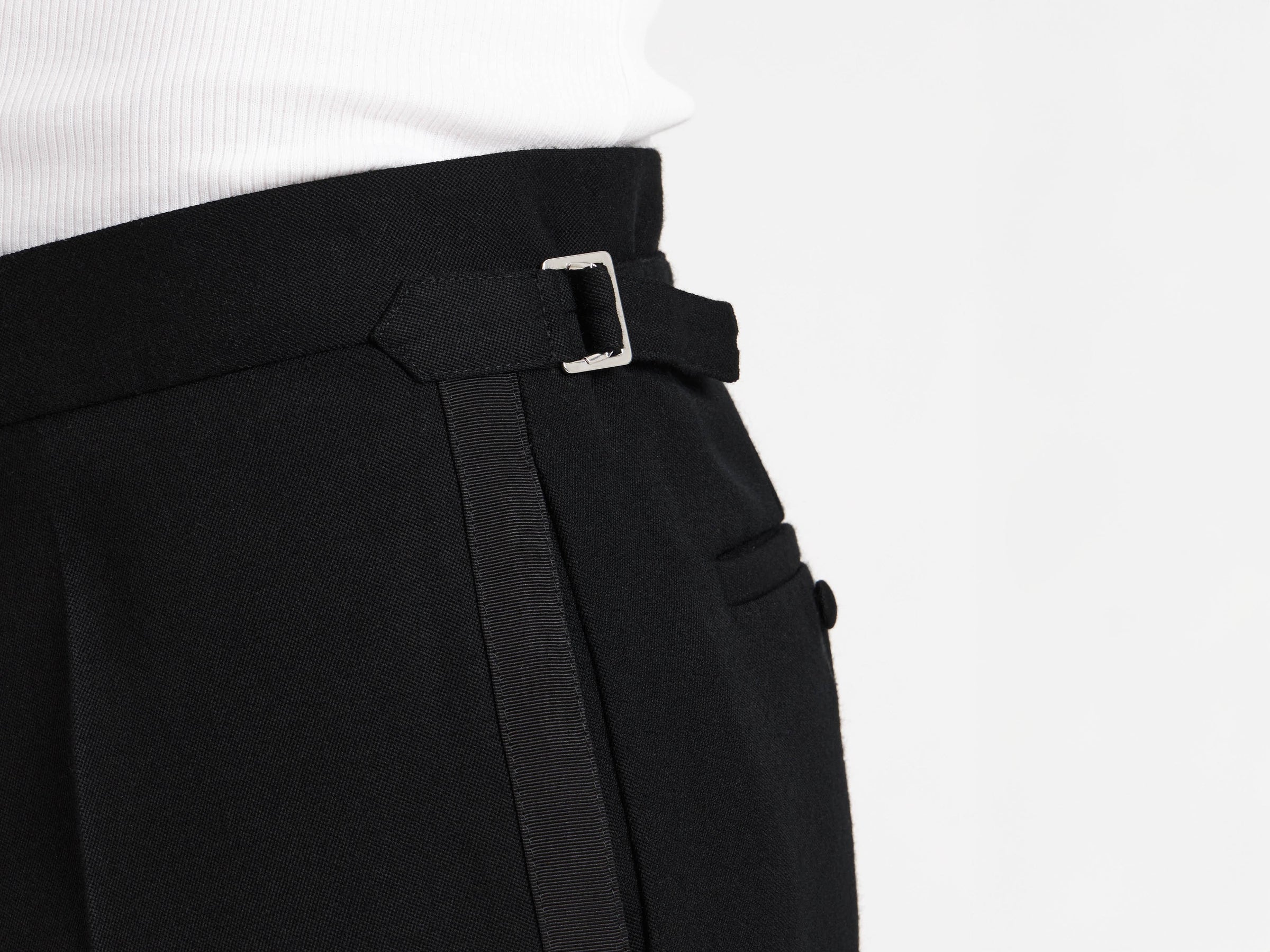tuxedo trousers black Model Detail 8