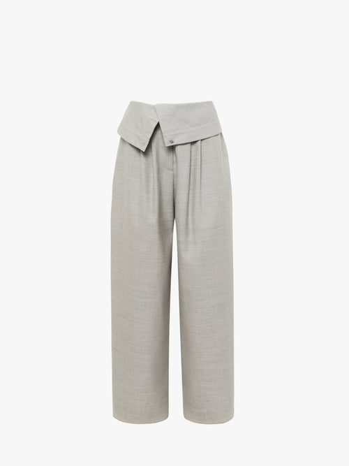 FOLD OVER TAILORED TROUSERS