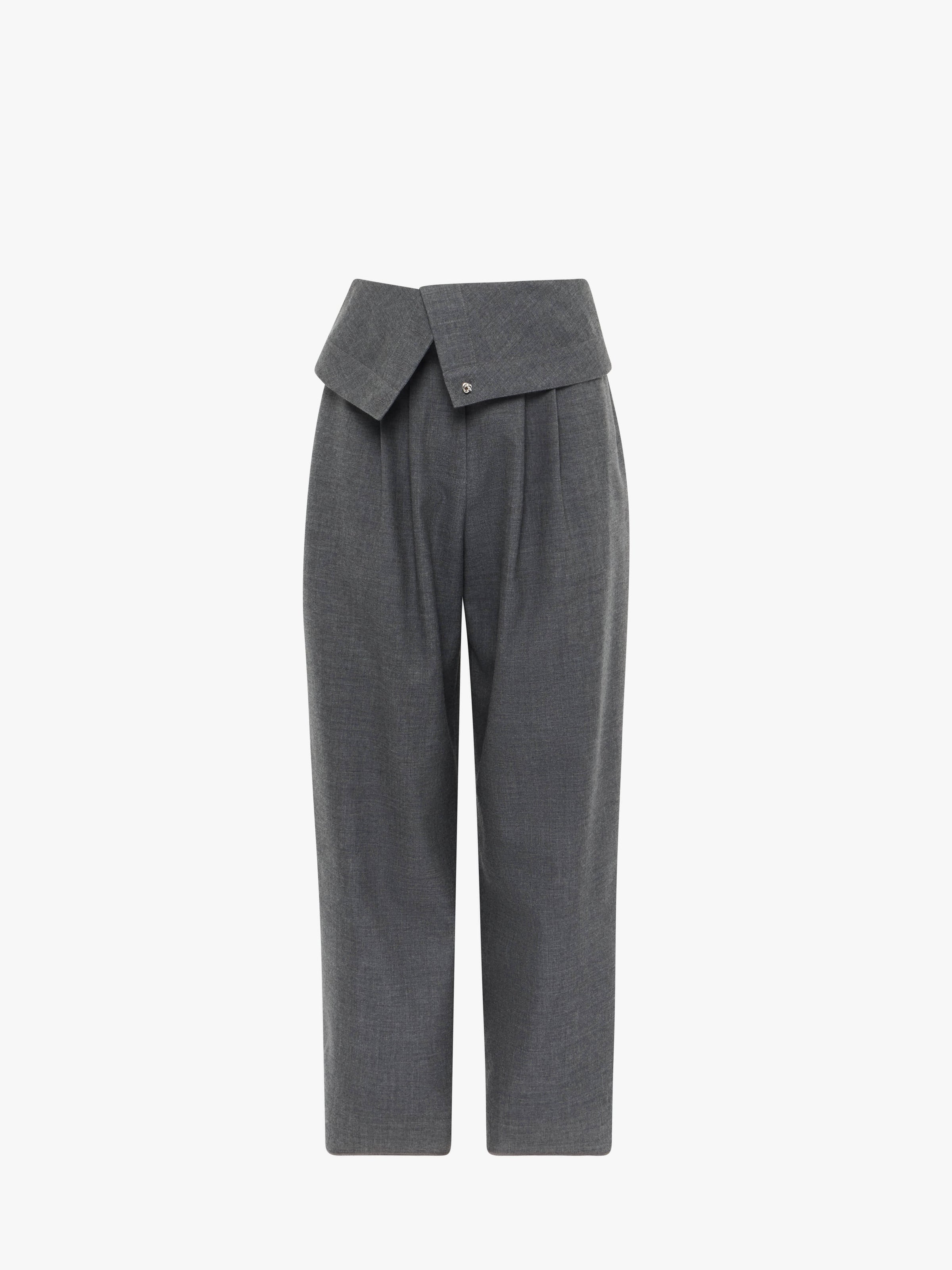 CL_FOLD OVER TROUSERS - CHARCOAL MELANGE_TR0414PG1821