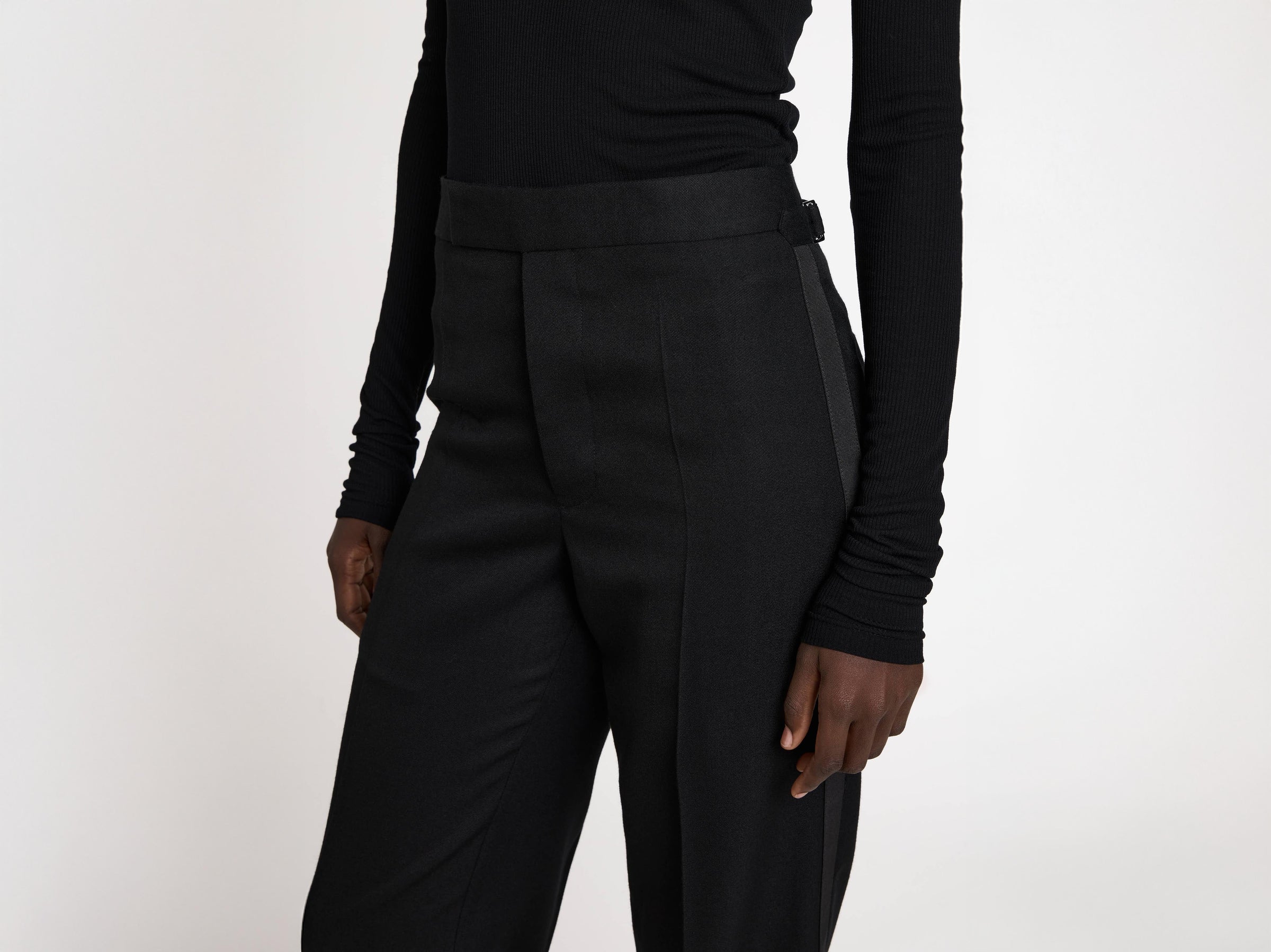 tuxedo trousers black 1 Model Detail 5
