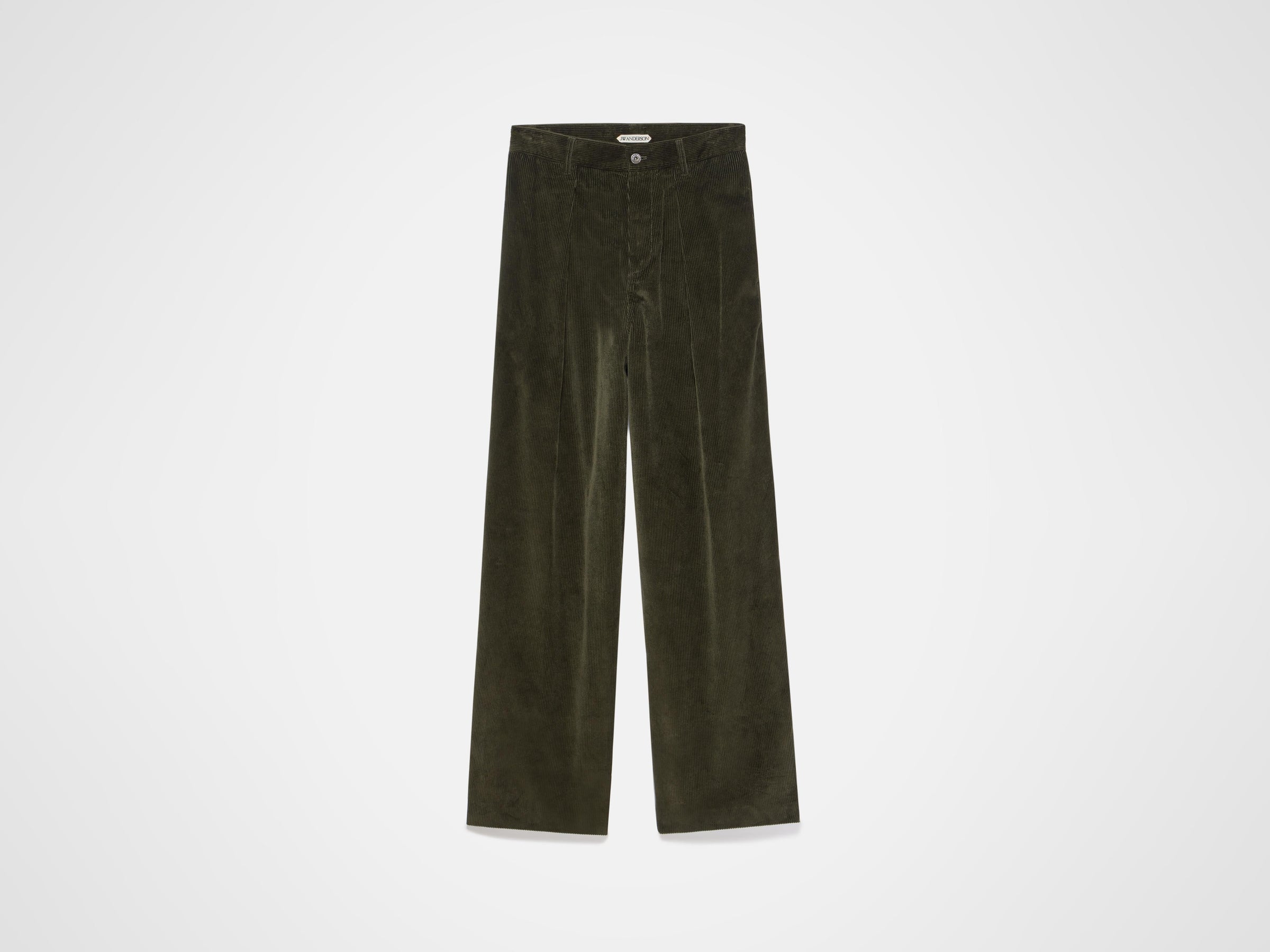 single pleat trousers moss Product Front 6