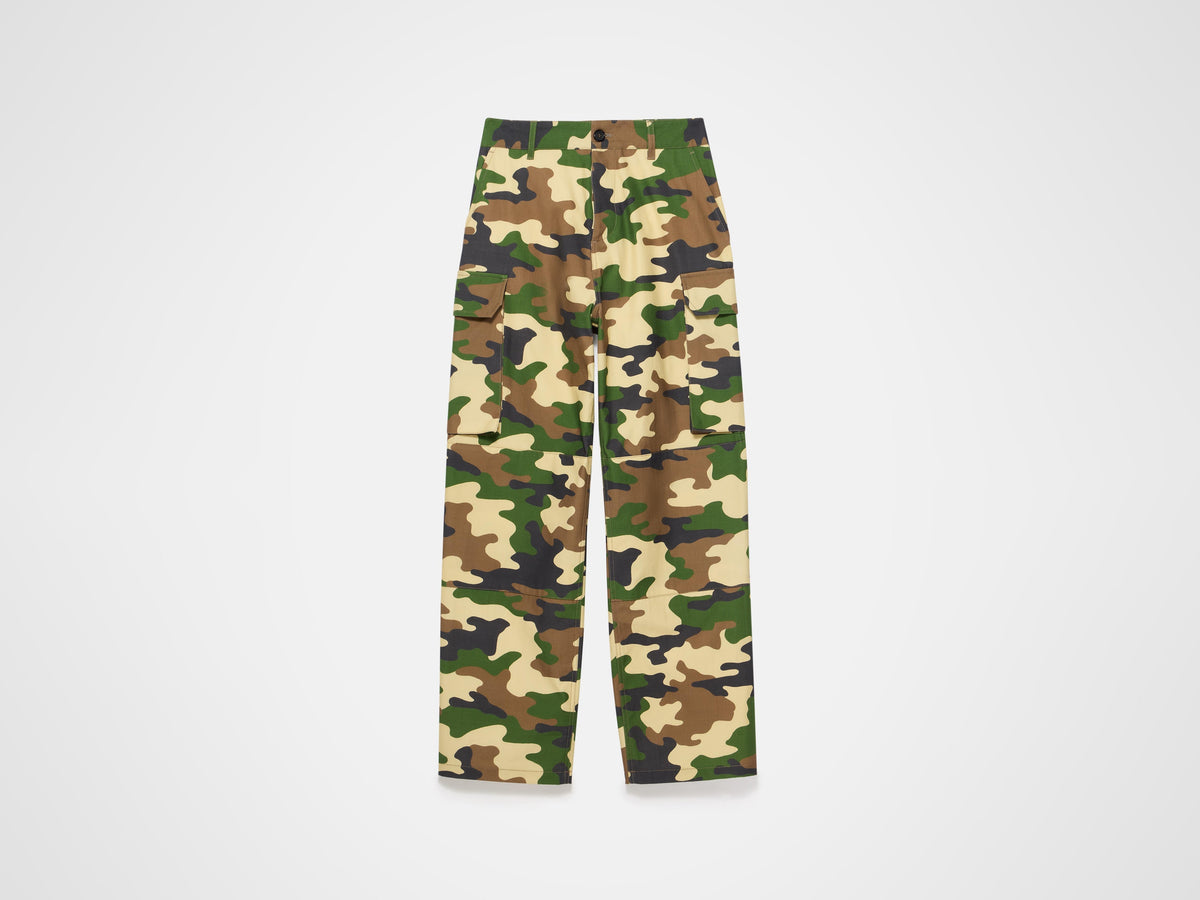 MENS CARGO TROUSERS IN BROWN & GREEN in BROWN/GREEN 