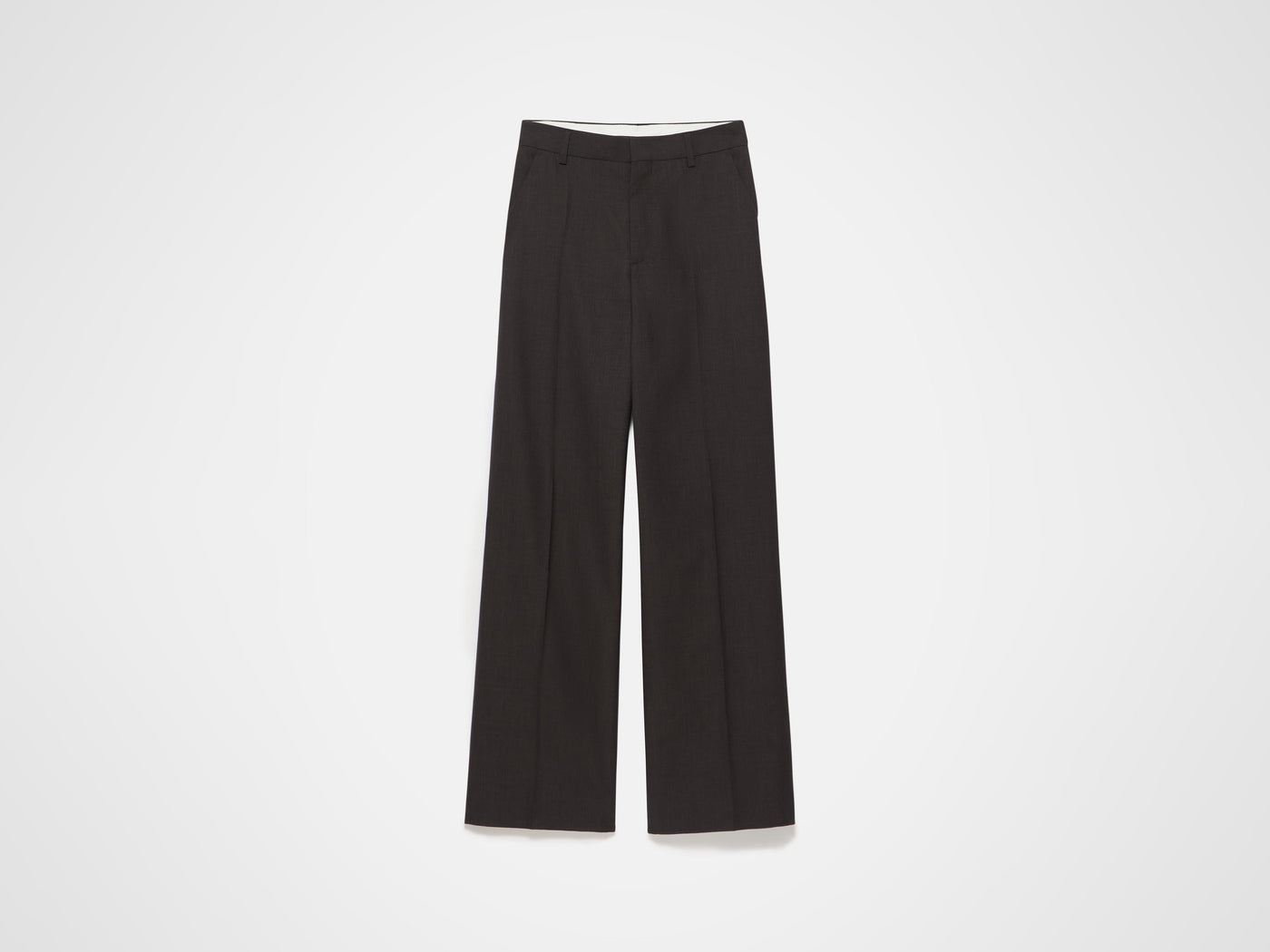 tailored trousers chocolate brown Product Front 7