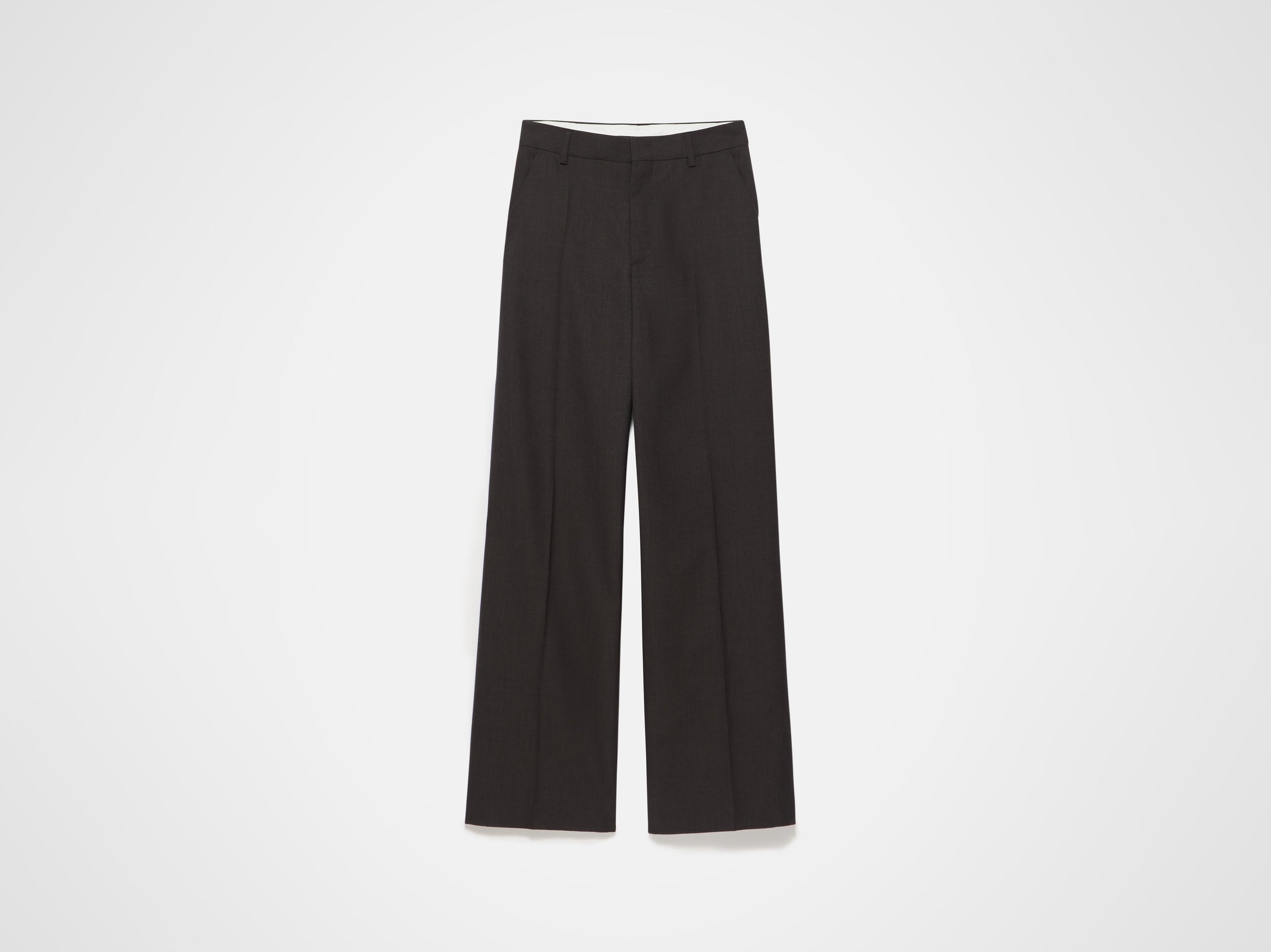 tailored trousers chocolate brown Product Front 7
