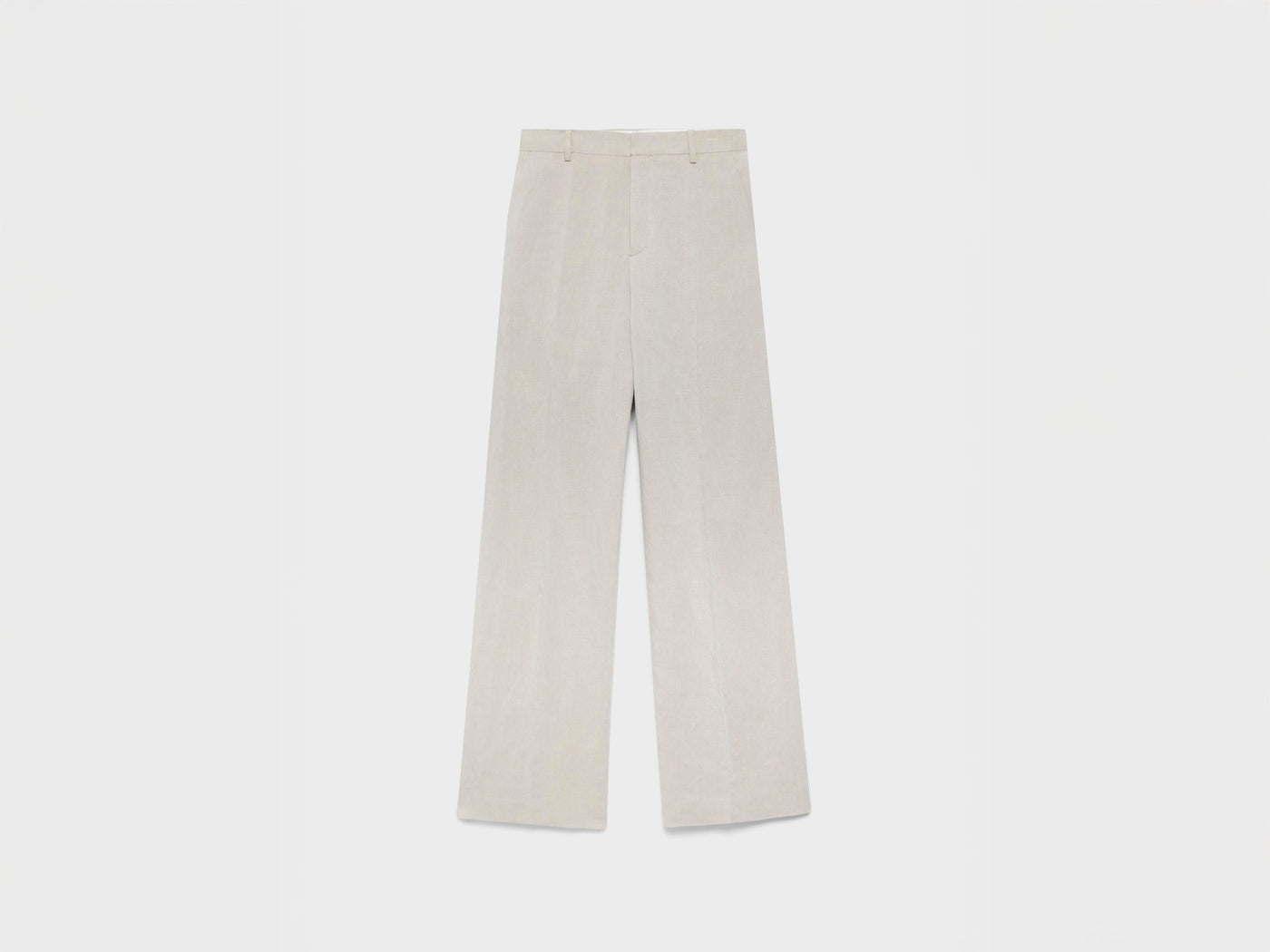 WOMENS TAILORED TROUSERS IN NATURAL