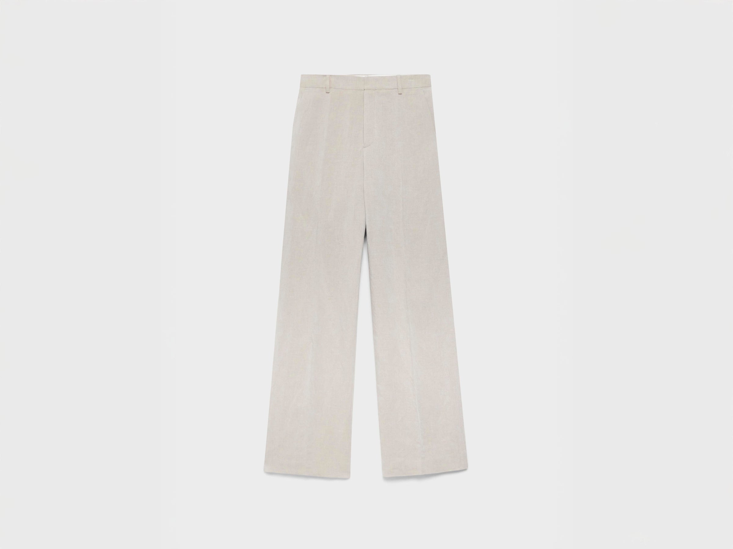 WOMENS TAILORED TROUSERS IN NATURAL
