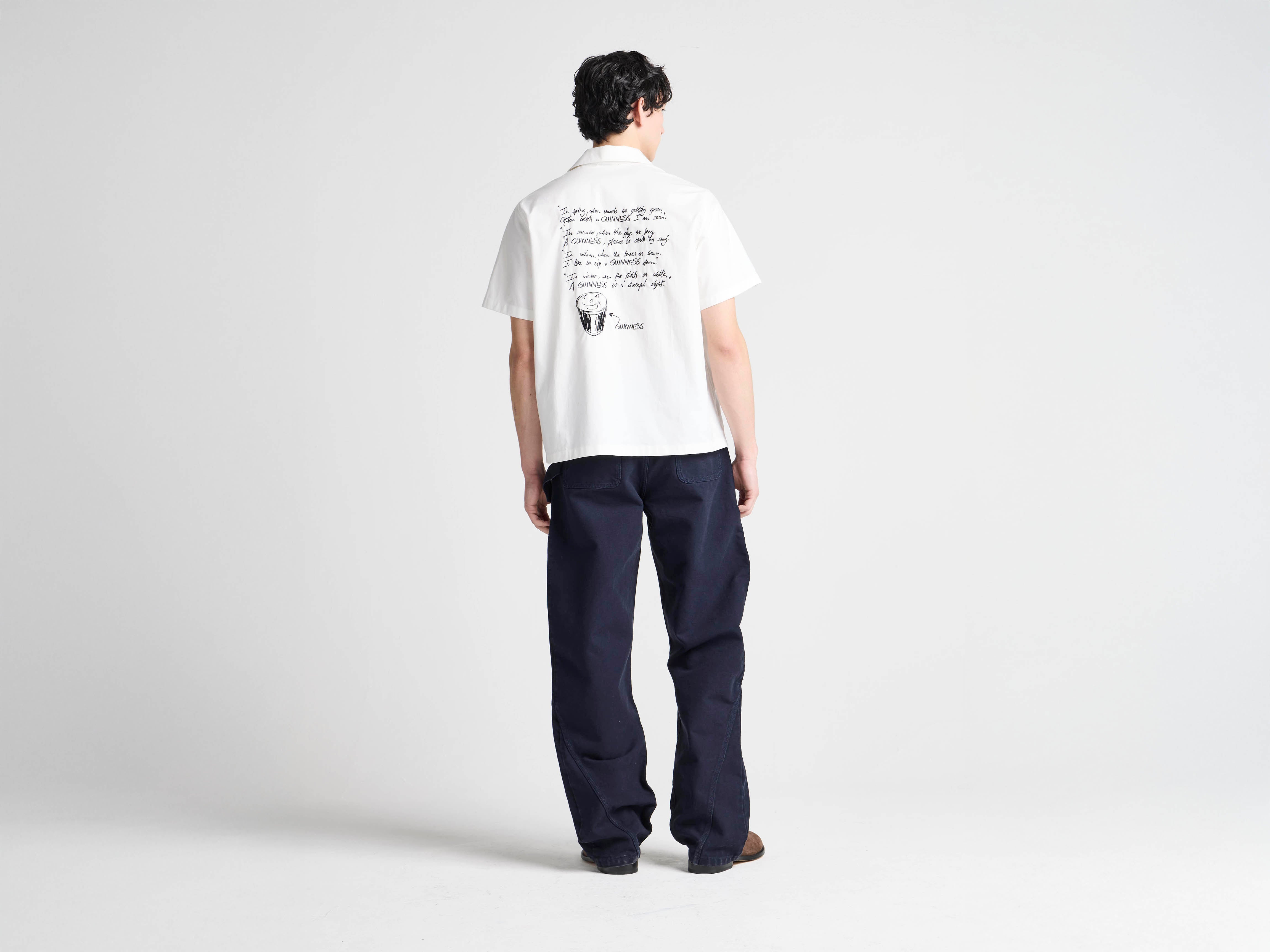 Unisex JW ANDERSON X GUINNESS WORKWEAR TROUSERS IN INDIGO in