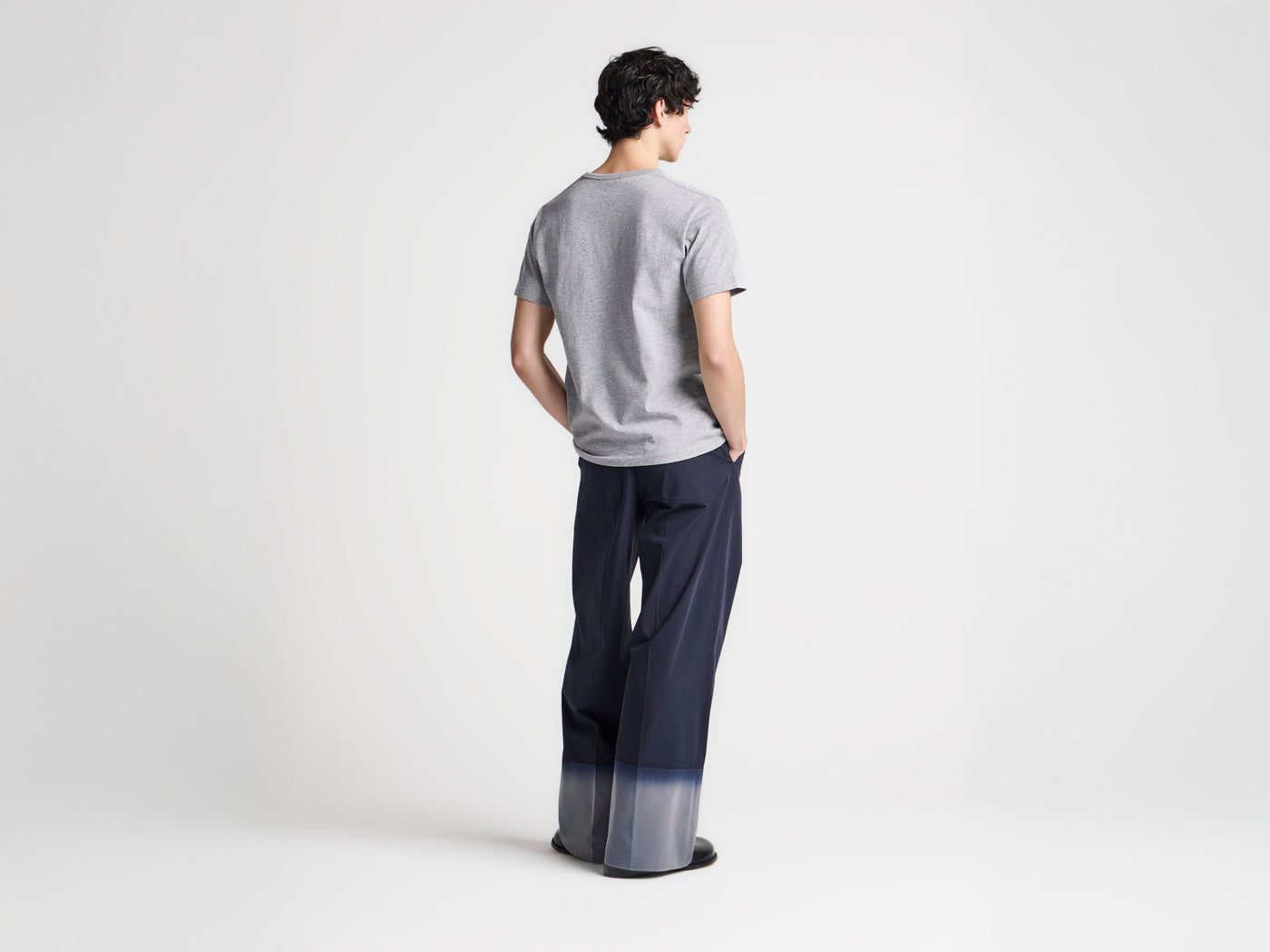 MENS DIP DYED PANT IN NAVY & MULTI