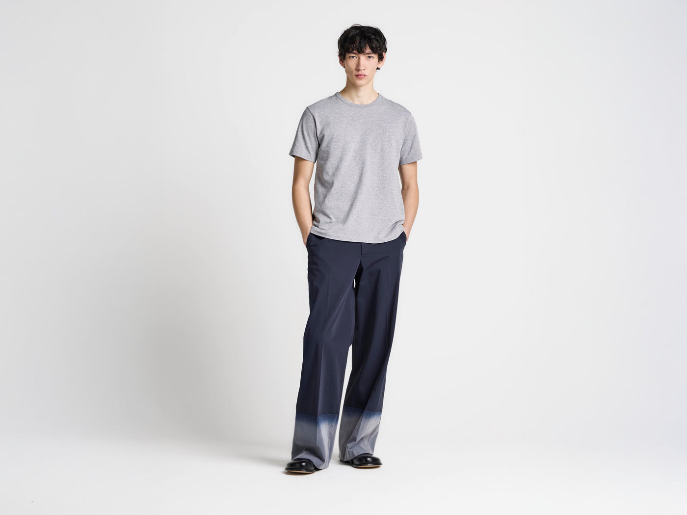 MENS DIP DYED PANT IN NAVY & MULTI