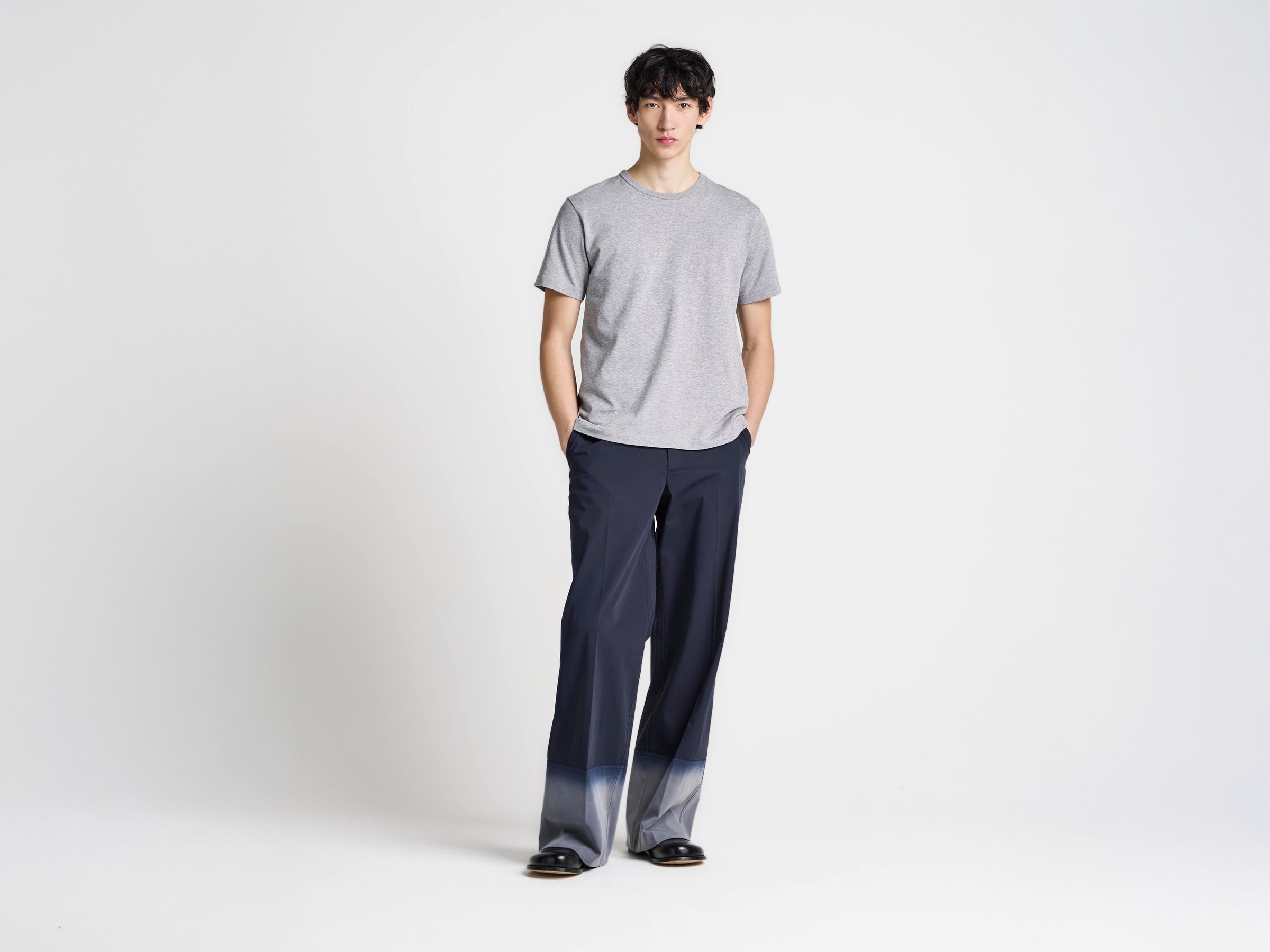 MENS DIP DYED PANT IN NAVY & MULTI
