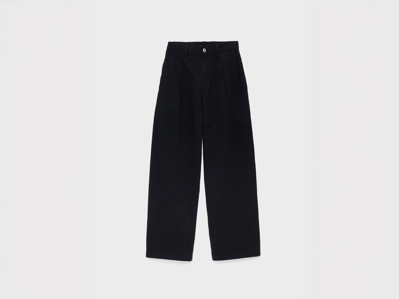 MENS STRAIGHT LEG TROUSERS IN BLACK