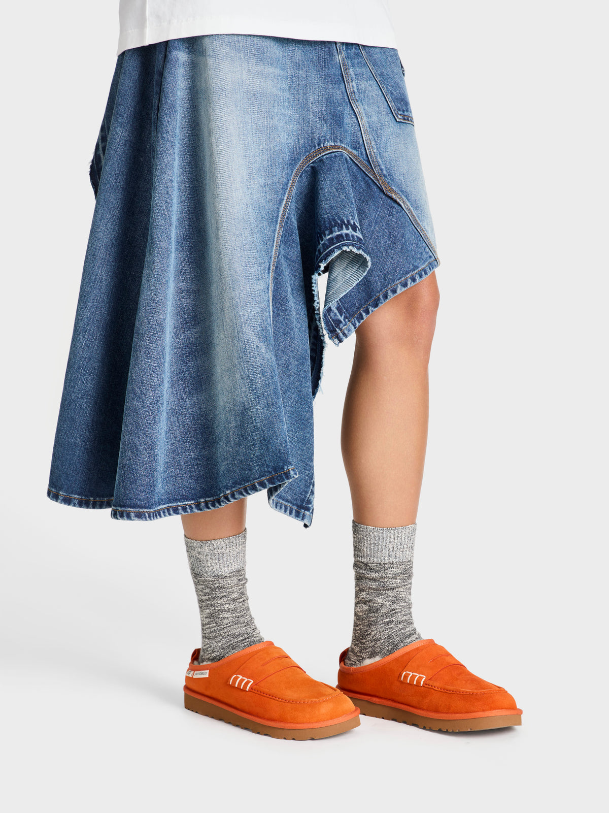 JW Anderson x UGG Loafer In Tangerine