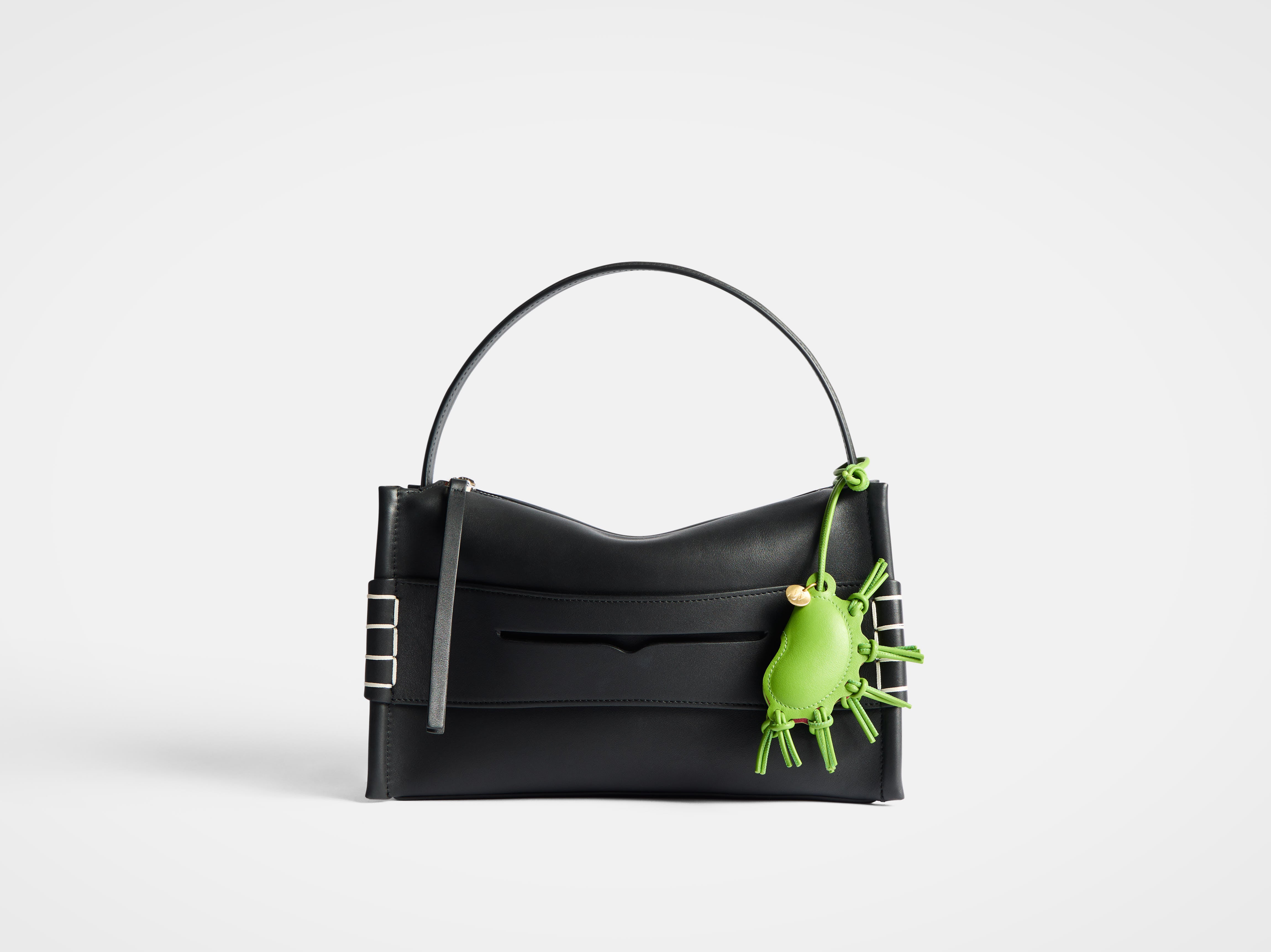 JW Anderson バッグチャーム☆ゾウ LEATHER VENUS FLY TRAP CHARM in LIME GREEN AC0432LA0306524O/S | JW