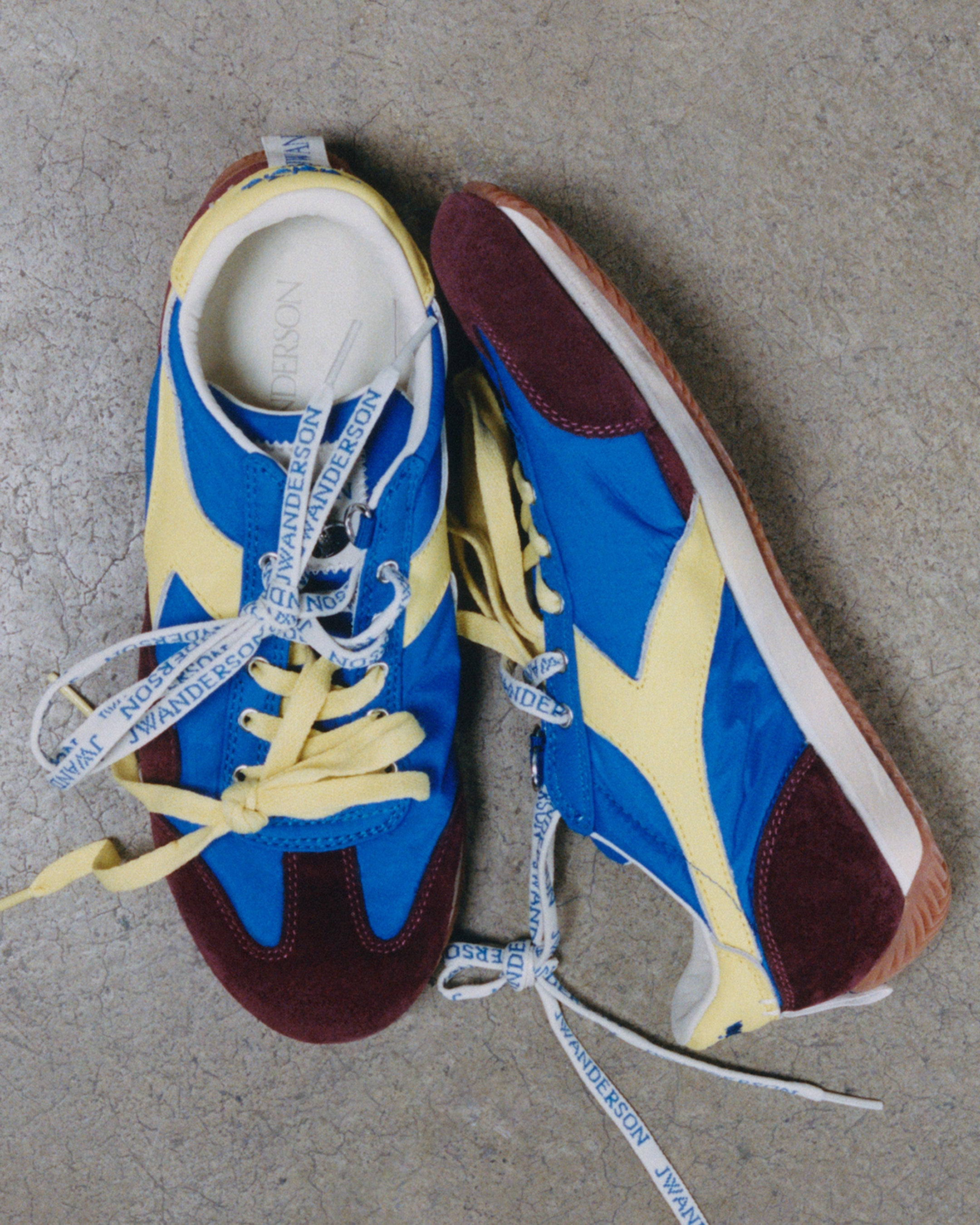 WOMENS JW ANDERSON X DIADORA EQUIPE TRAINERS IN PRINCESS BLUE